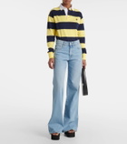 Coperni Striped cotton bodysuit