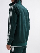 adidas Consortium - Noah Logo-Embroidered Cotton-Corduroy Track Jacket - Green