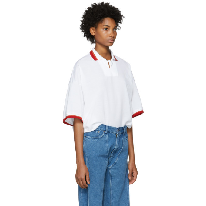 Facetasm White Unisex Polo Shirt