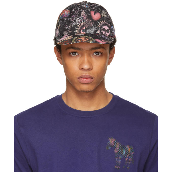 Photo: Paul Smith SSENSE Exclusive Multicolor 1974 Baseball Cap 