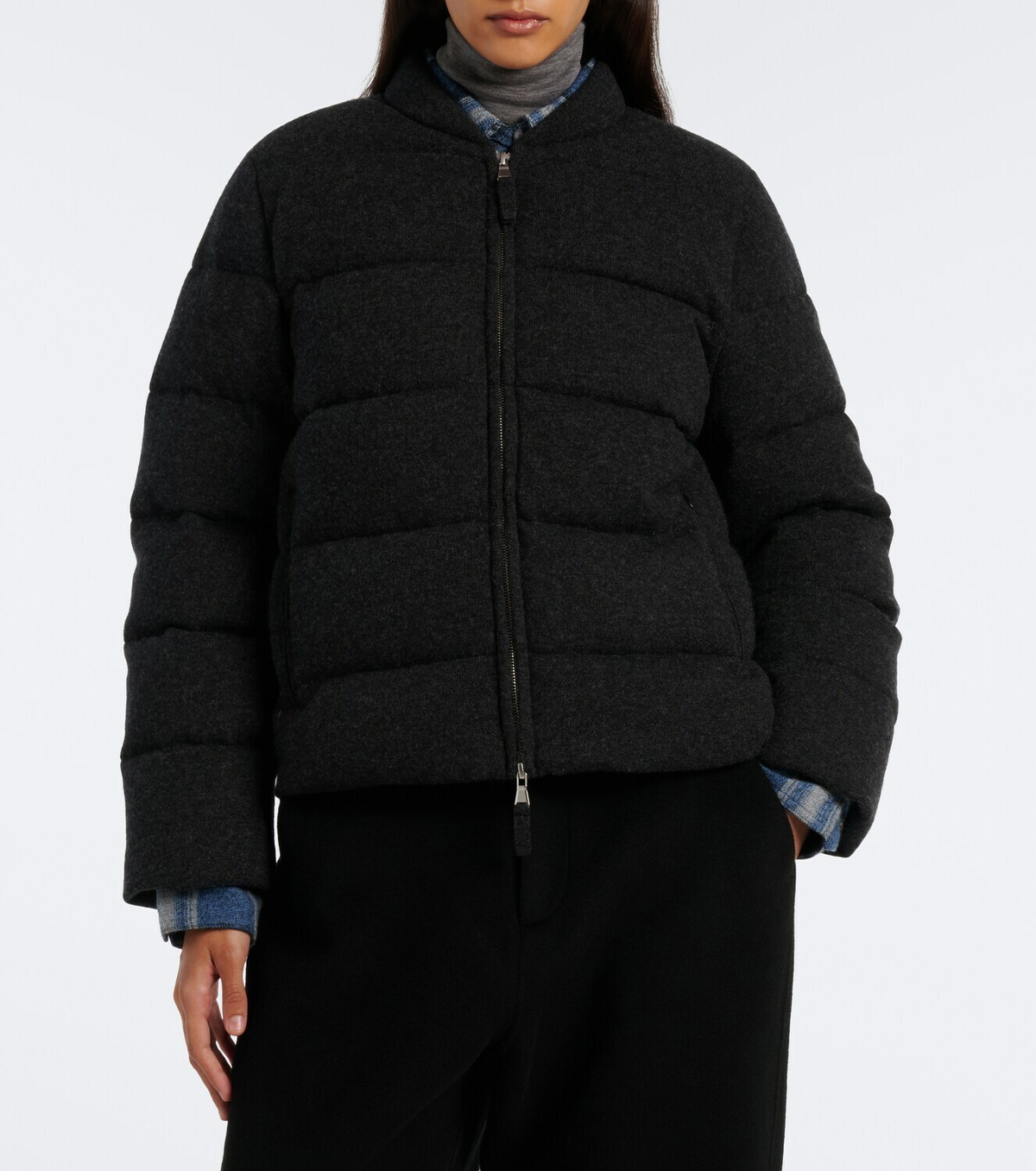Jardin des Orangers Cashmere down jacket