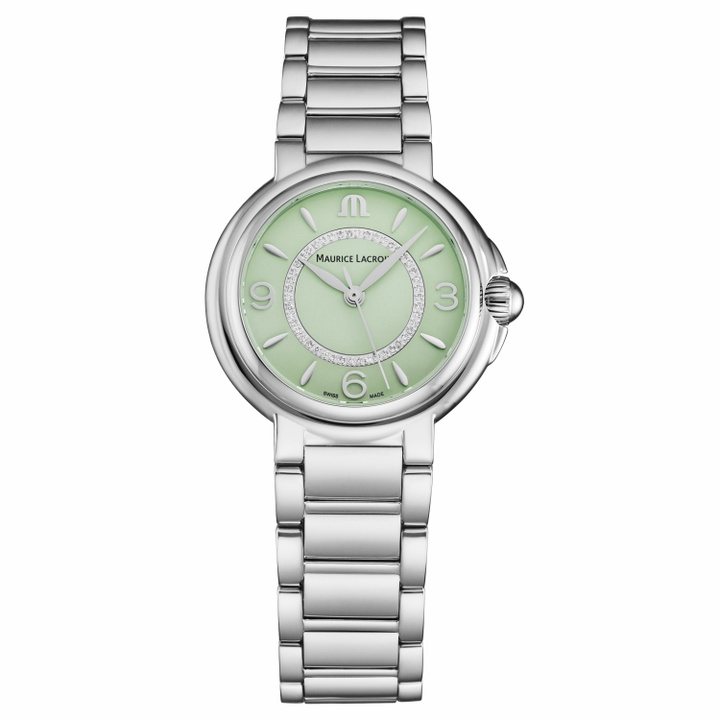 Photo: Maurice Lacroix Fiaba Colours Quartz Green Dial Ladies Watch FA-1104-SS002-G20-1