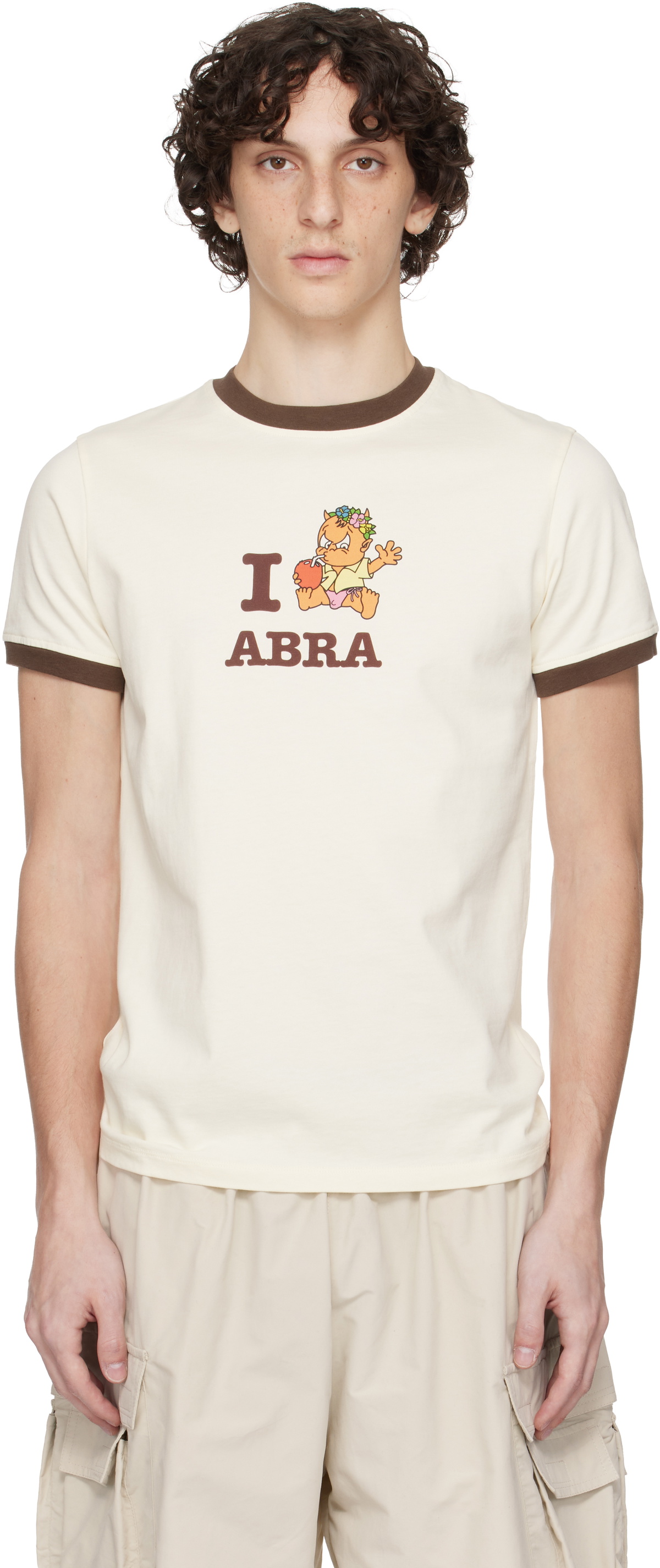 ABRA White Flower T-shirt ABRA