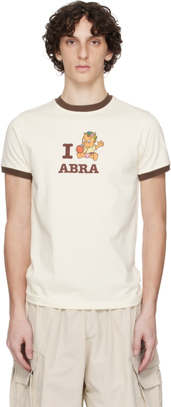Photo: ABRA Beige 'I LOVE' Ringer T-shirt