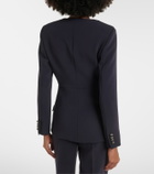 Max Mara Pleated cady blazer