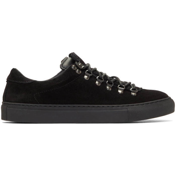 Photo: Diemme Black Suede Marostica Low Sneakers