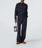 Loewe x Suna Fujita Submarine Pebble Dice leather bucket bag