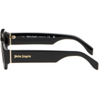 Palm Angels Black Riplay Sunglasses