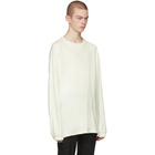 TAKAHIROMIYASHITA TheSoloist. Off-White Long Sleeve Oversized T-Shirt