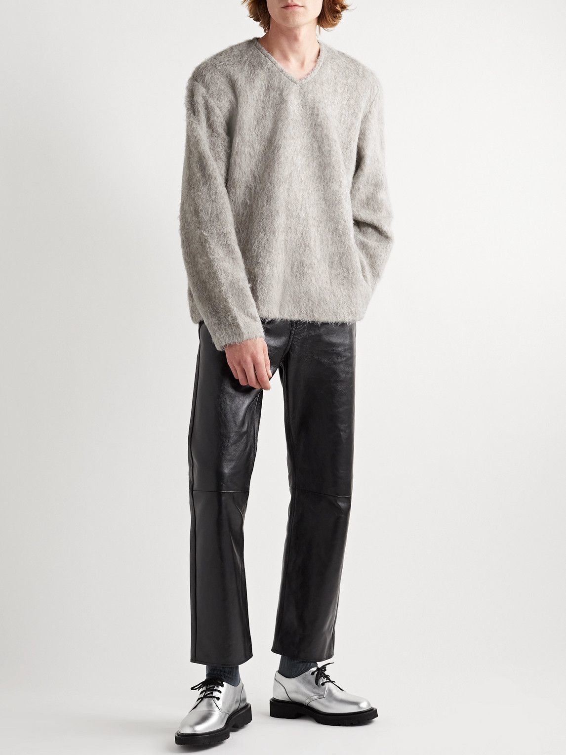 Our Legacy - Textured-Knit Sweater - Gray Our Legacy