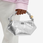 GANNI Women's Bou Bag Mini in Silver 