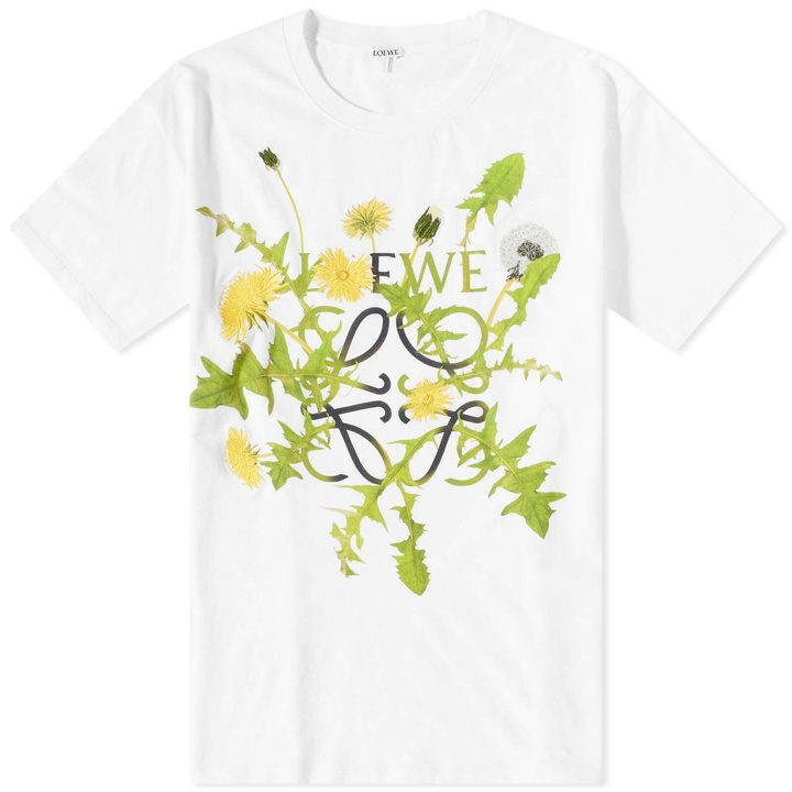 Photo: Loewe Men's Anagram Flowers T-Shirt in White