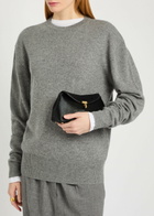 Toteme T-lock Mini Pony Hair Clutch - Black - One Size