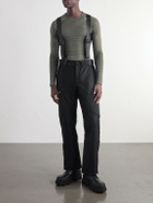 SEASE - Trace 2.0 Shell-Trimmed Coated Wool and Cashmere-Blend Twill Padded Ski Pants - Blue
