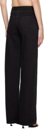 Christopher Esber Black Deconstruct Jeans