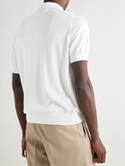 Etro - Logo-Embroidered Cotton-Piqué Polo Shirt - White