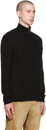 Polo Ralph Lauren Black Half-Zip Sweater