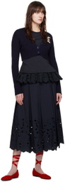 Erdem Navy Layered T-Shirt