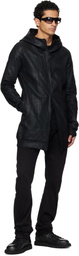 Julius Black Seamed Hoodie