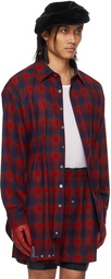 Maison Margiela Red Asymmetric Shirt