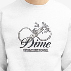 Dime Men's Cursive Power Sweatshirt in Ash