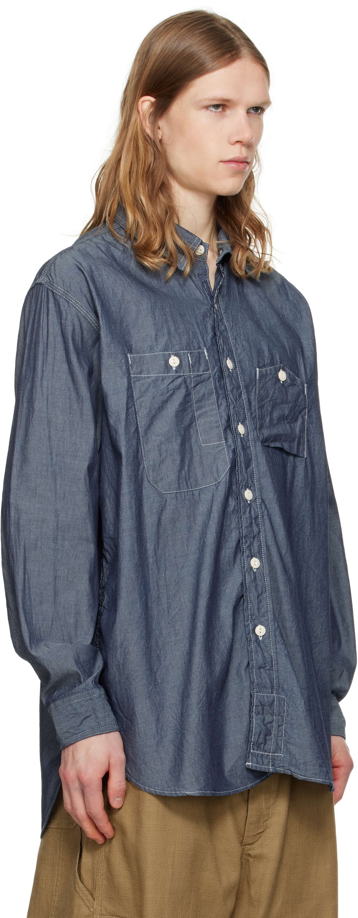 Engineered Garments Indigo Work Shirt