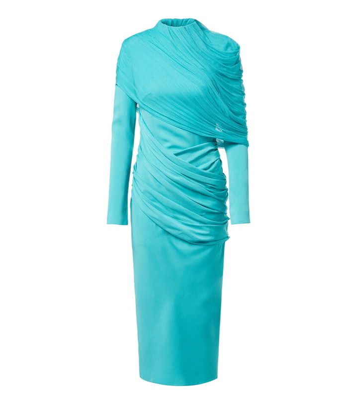 Photo: Christopher Esber Veil draped caped midi dress