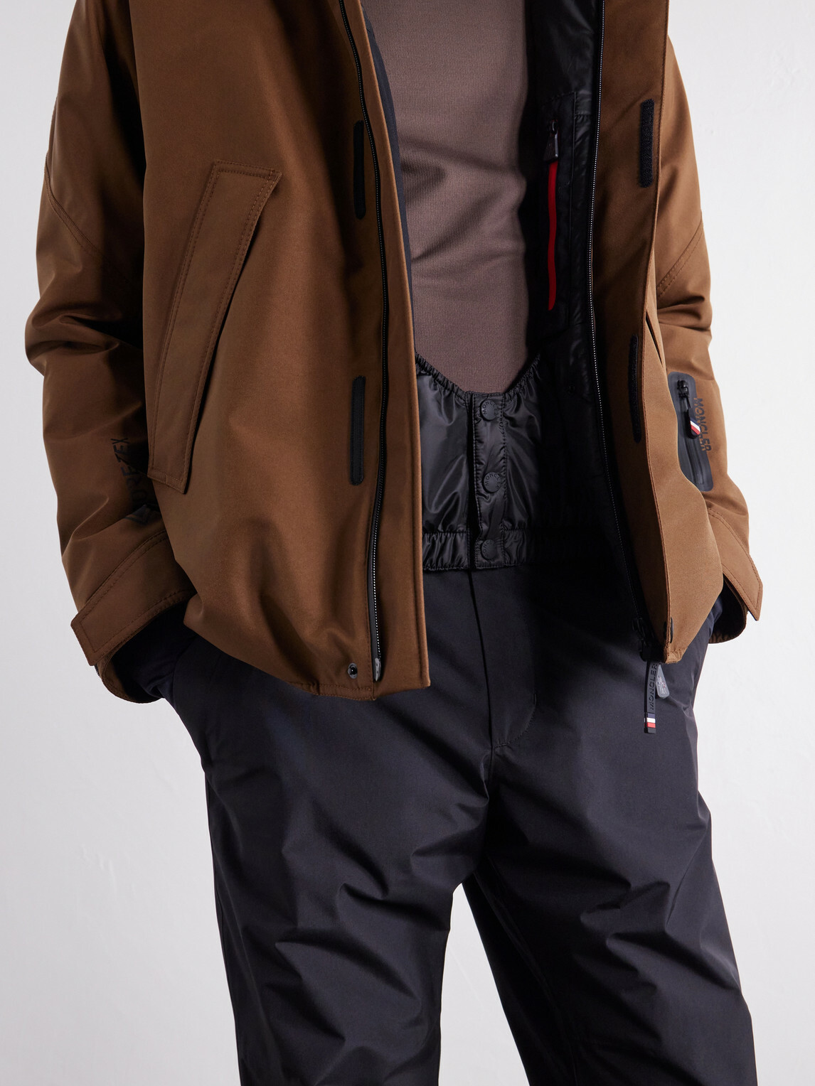 Moncler Grenoble - Lambir Padded Canvas Ski Jacket - Brown