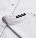 Club Monaco - Slim-Fit Button-Down Collar Prince of Wales Checked Cotton Shirt - White