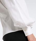 Carolina Herrera Cotton-blend poplin shirt