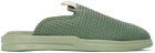 Museum of Peace & Quiet Green Lusso Cloud Edition Pelli Waffle Loafers