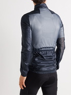 CAFE DU CYCLISTE - Petra Slim-Fit Shell and Mesh Cycling Jacket - Blue