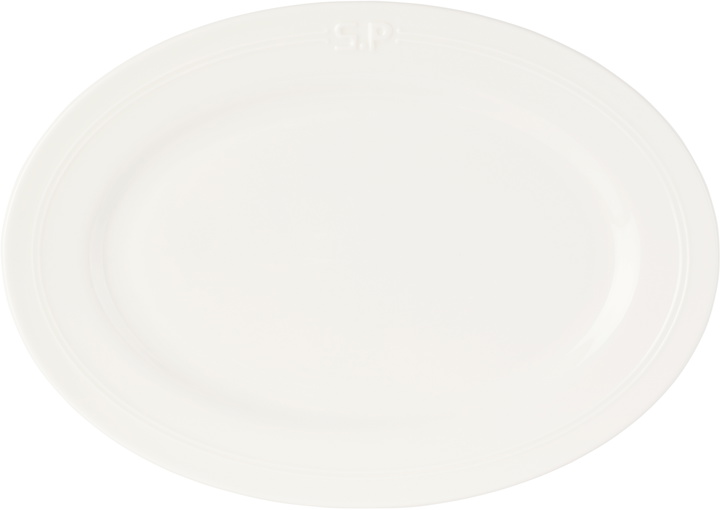 Photo: Service Projects White Métier SP Embossed Tray Serving Plate