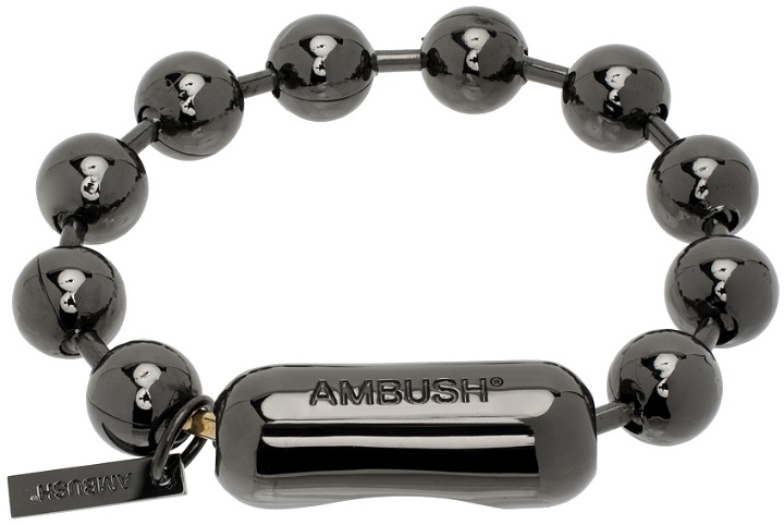 Photo: AMBUSH Gunmetal Huge Ball Chain Bracelet