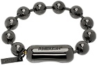 AMBUSH Gunmetal Huge Ball Chain Bracelet