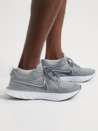 Nike Running - React Infinity Run 2 Flyknit Running Sneakers - Gray