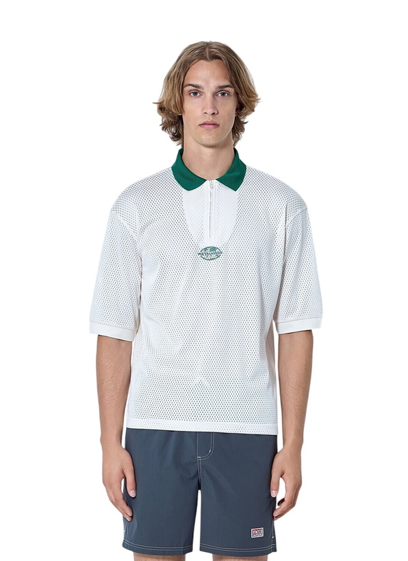 Photo: Metalwood Quarter Zip Jersey Polo Shirt