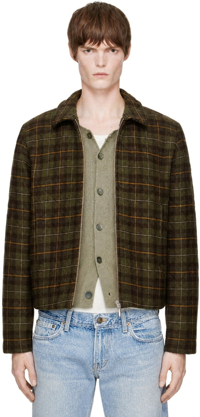 Photo: Stockholm (Surfboard) Club Khaki Fitted Quilted Jacket