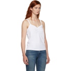 Amo White Scallop Camisole