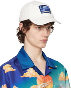 Casablanca Off-White Greek Temple Cap