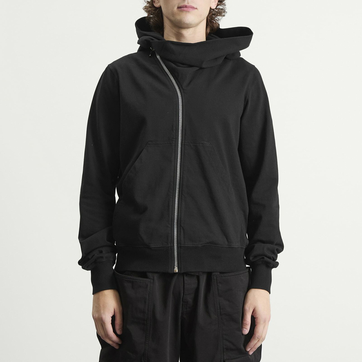 Rick Owens DRKSHDW Men's Mountain Hoodie in Black Rick Owens Drkshdw