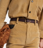 Bottega Veneta Reverso leather belt
