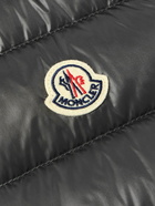 Moncler - Gui Slim-Fit Logo-Appliquéd Quilted Shell Down Gilet - Gray