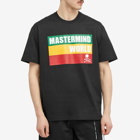 MASTERMIND WORLD Men's Rasta Print T-Shirt in Black