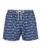 MC2 Saint Barth Man Lightweight Fabric Swim-shorts Lighting Micro Fantasy With Tequila Print
