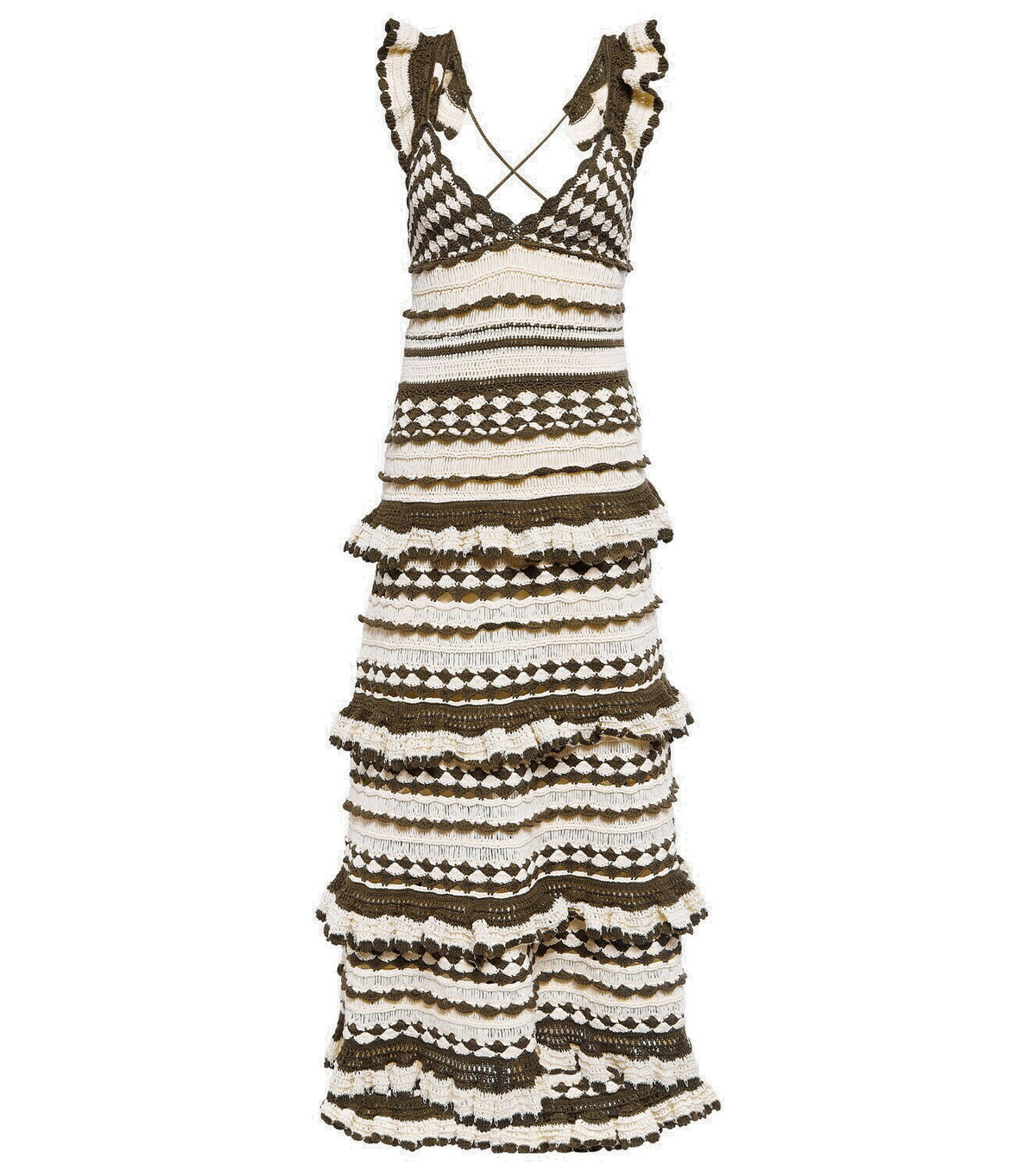 Zimmermann Devi crochet cotton midi dress Zimmermann