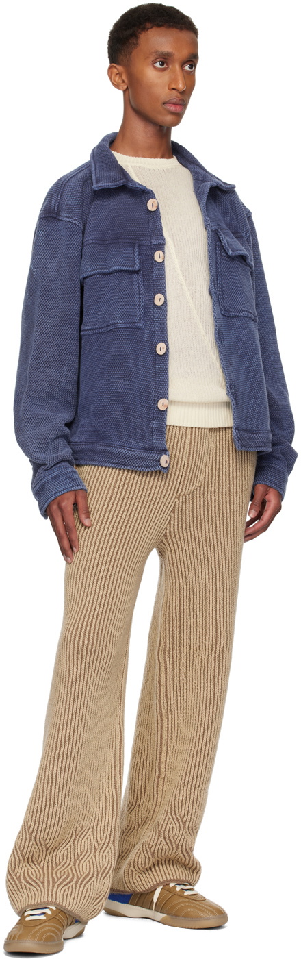Isa Boulder SSENSE Exclusive Navy Kent Work Jacket
