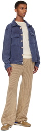 Isa Boulder SSENSE Exclusive Navy Kent Work Jacket