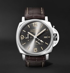 Panerai - Luminor Due GMT Automatic 45mm Stainless Steel and Alligator Watch, Ref. No. PNPAM00944 - Gray