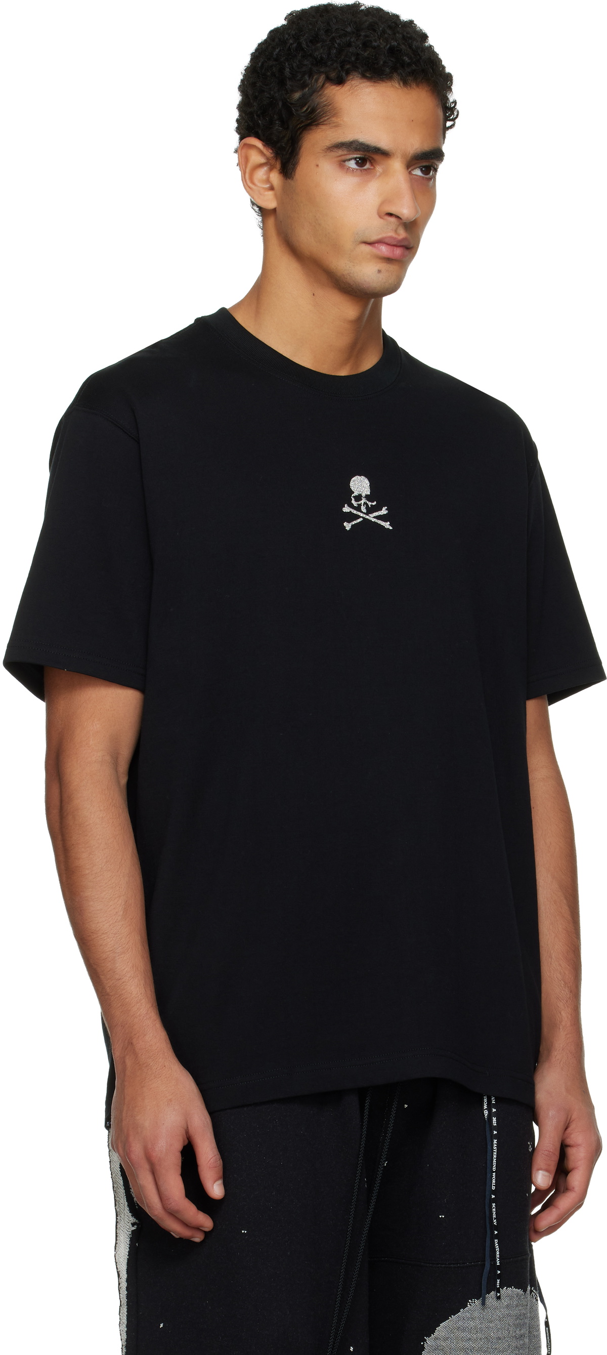 mastermind JAPAN Black Loopwheel SS T-Shirt